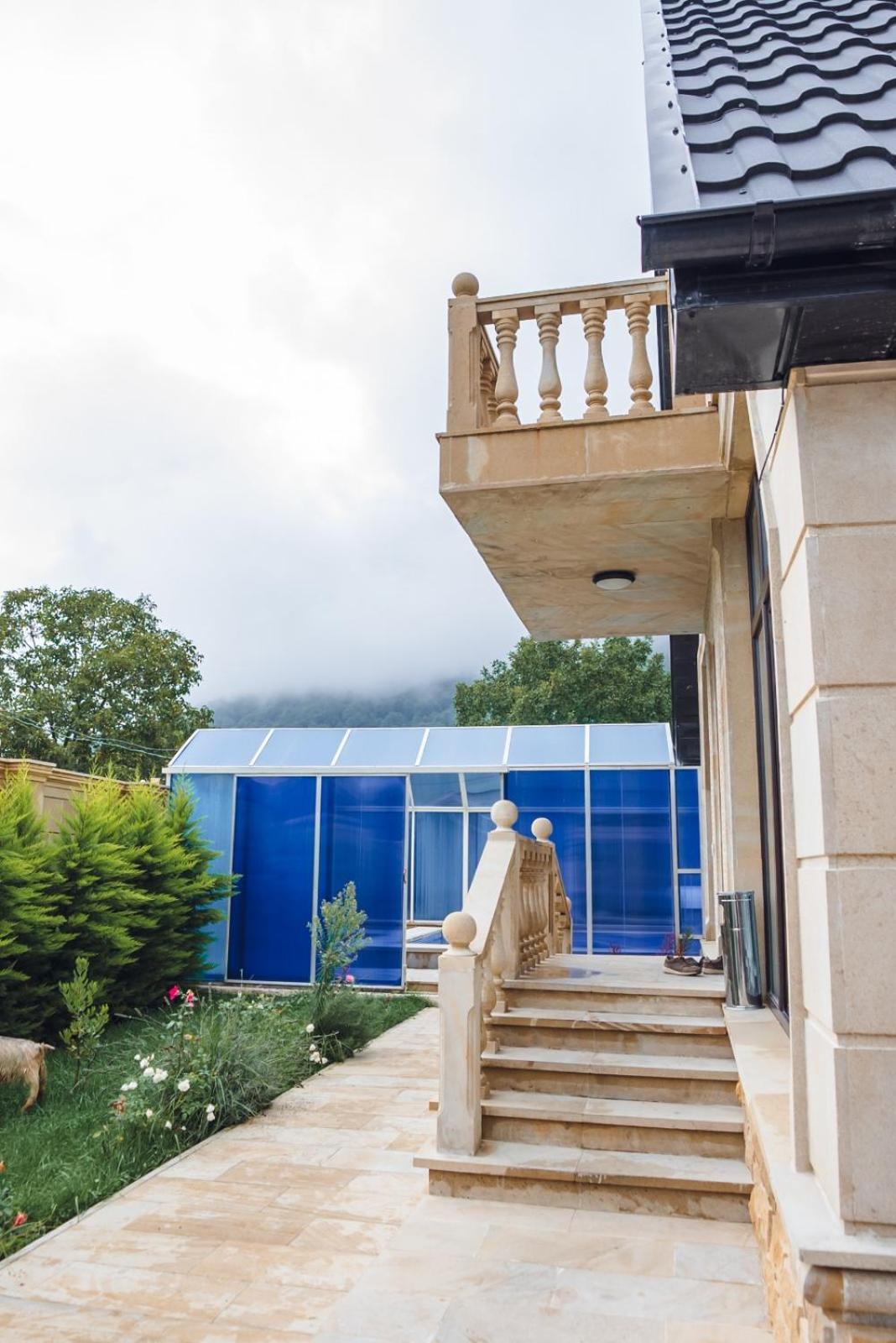 Viva Hotel Gabala With Sauna, Pool, Waterfall And Fireplace Ngoại thất bức ảnh